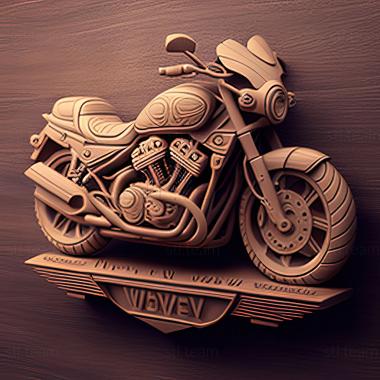 3D model Kawasaki VN1700 Voyager (STL)